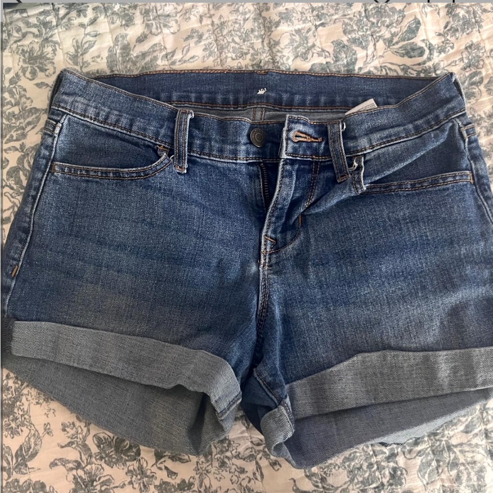 Blue Denim Shorts
